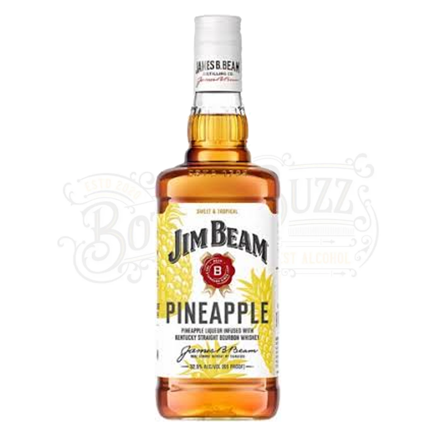 Jim Beam Pineapple Liqueur Infused With Bourbon Flavored Whiskey