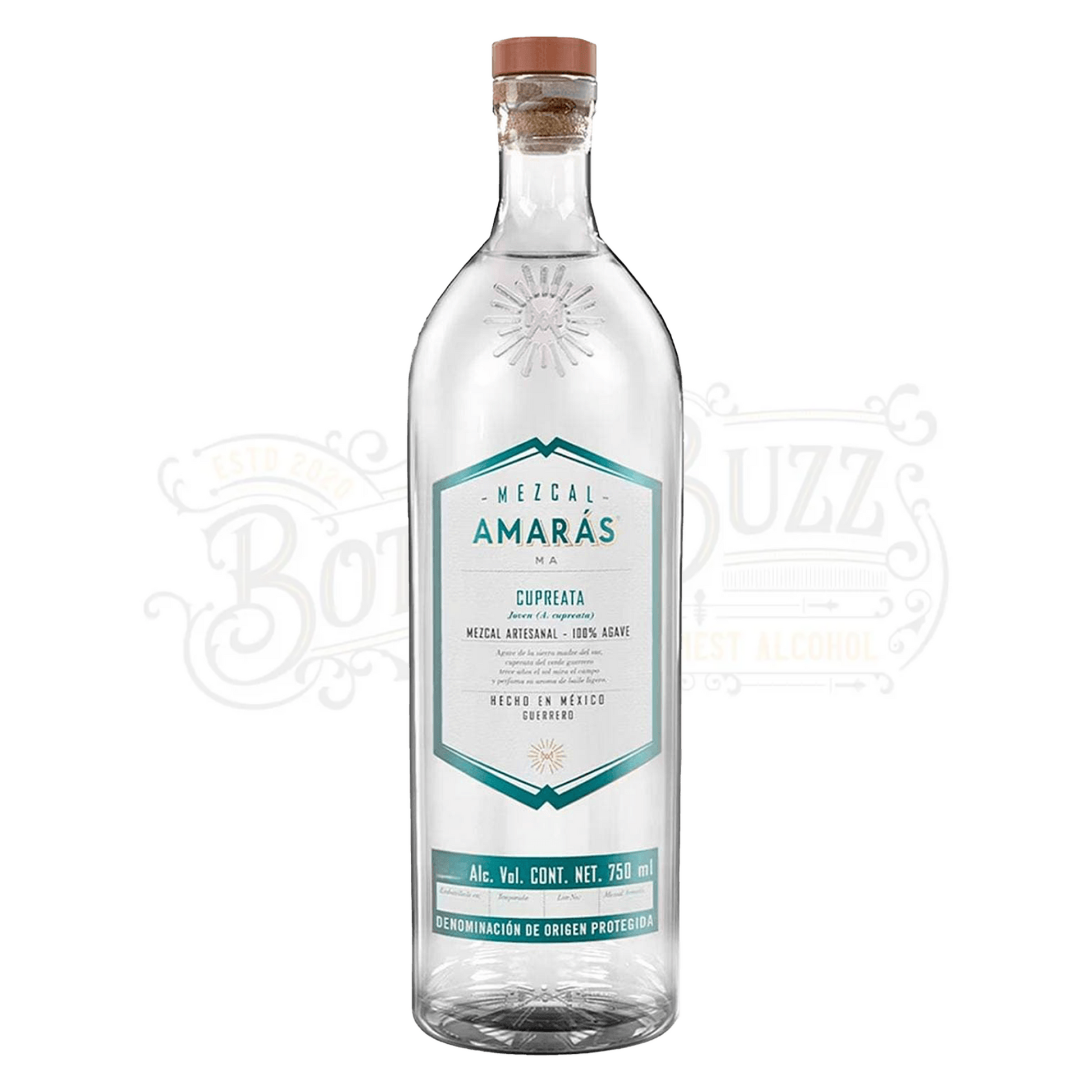 Amaras Mezcal Cupreata Joven 200 ml
