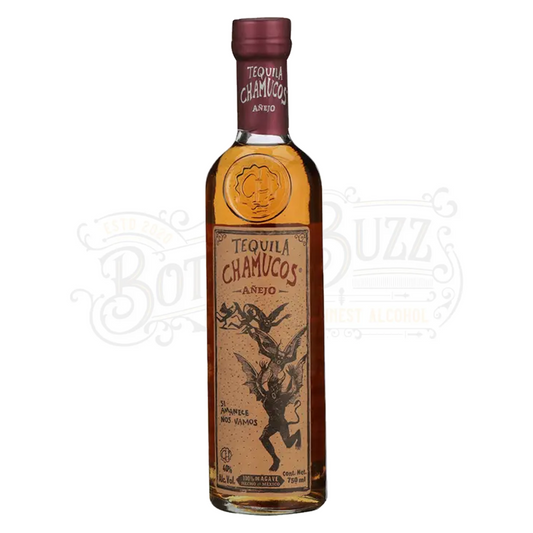 Chamucos Tequila Anejo 375 ml