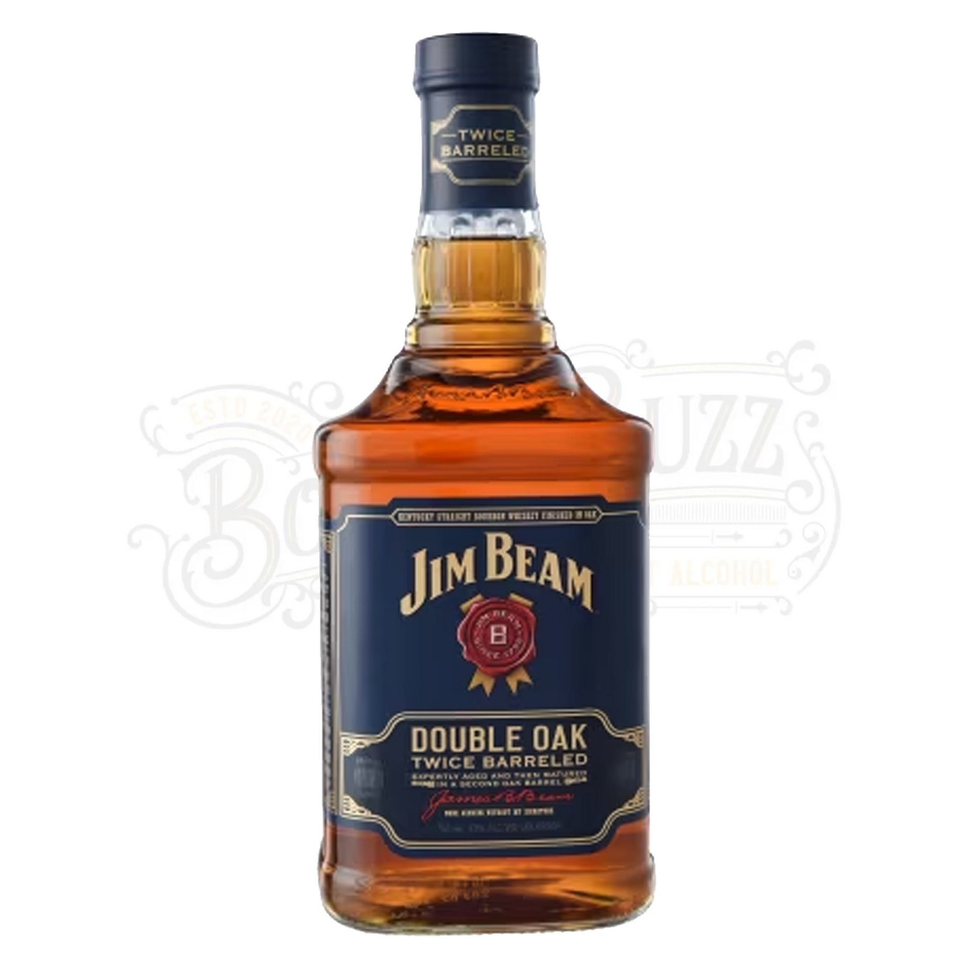 Jim Beam Straight Bourbon Double Oak Twice Barreled 1 L