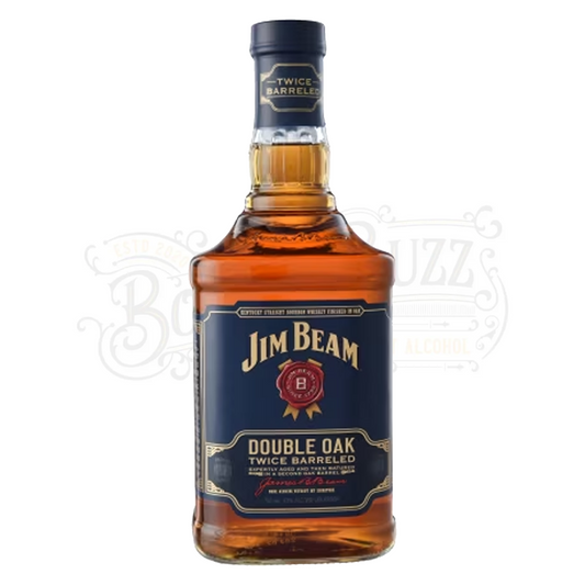 Jim Beam Straight Bourbon Double Oak Twice Barreled 1 L