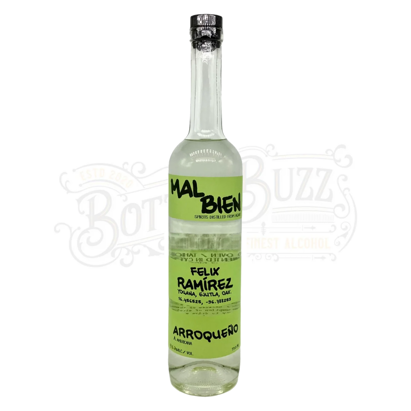 Mal Bien Mezcal Arroqueo Felix Ramirez