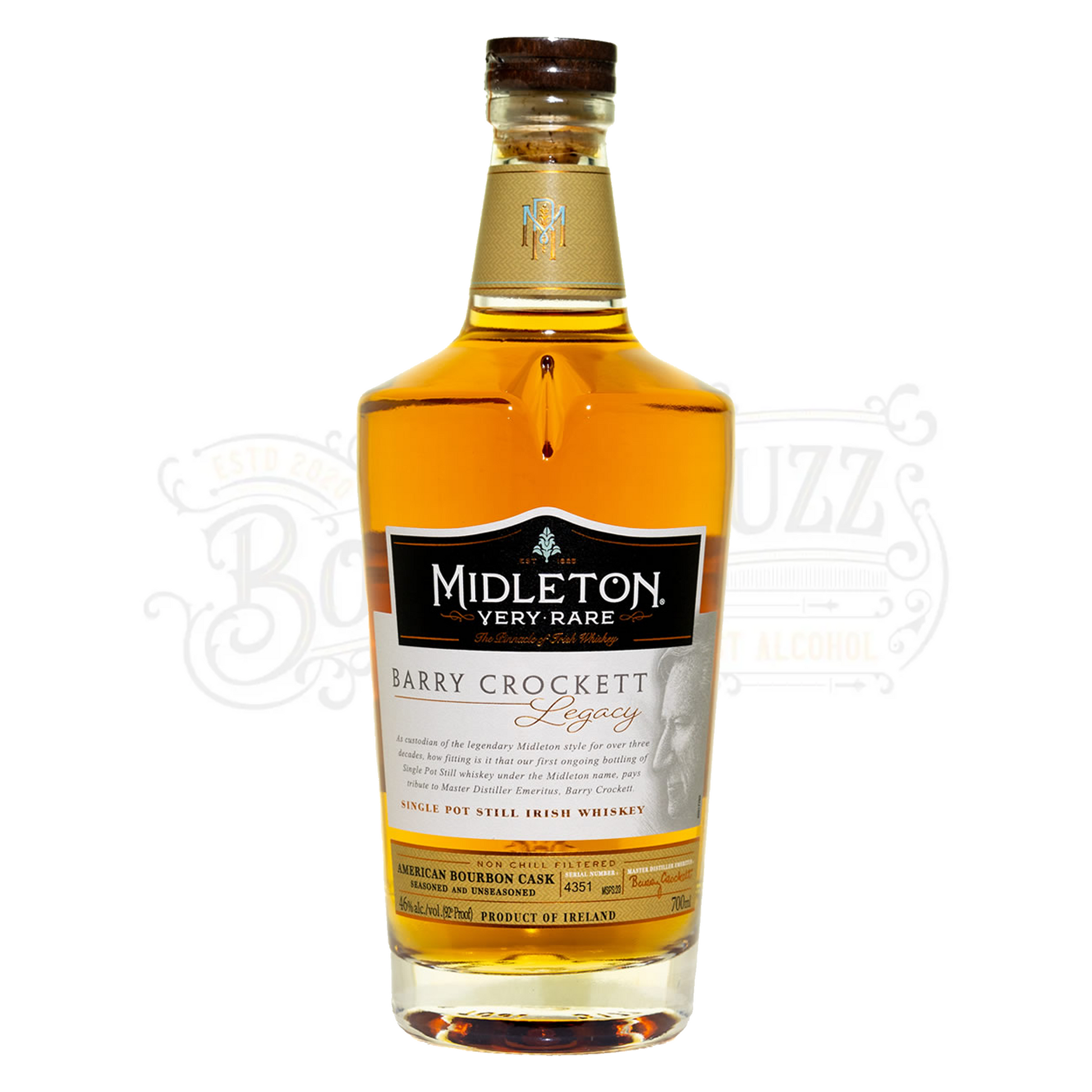 Midleton Single Pot Still Irish Whiskey Barry Crockett Legacy 700 ml