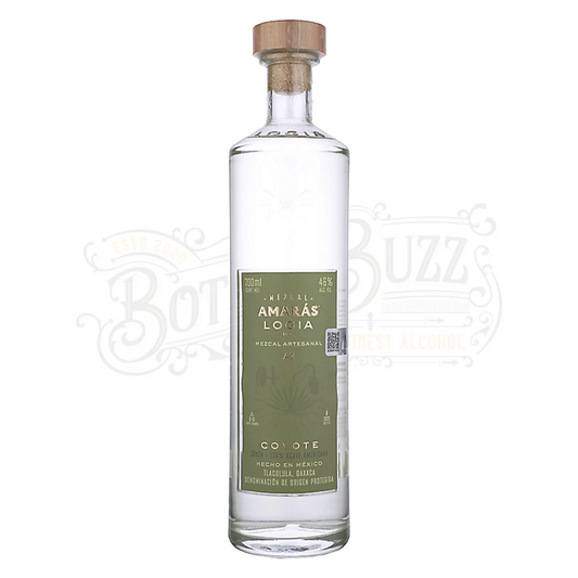 Amaras Mezcal Joven Logia Ma Mezcal Artesanal A2 Coyote 700 ml