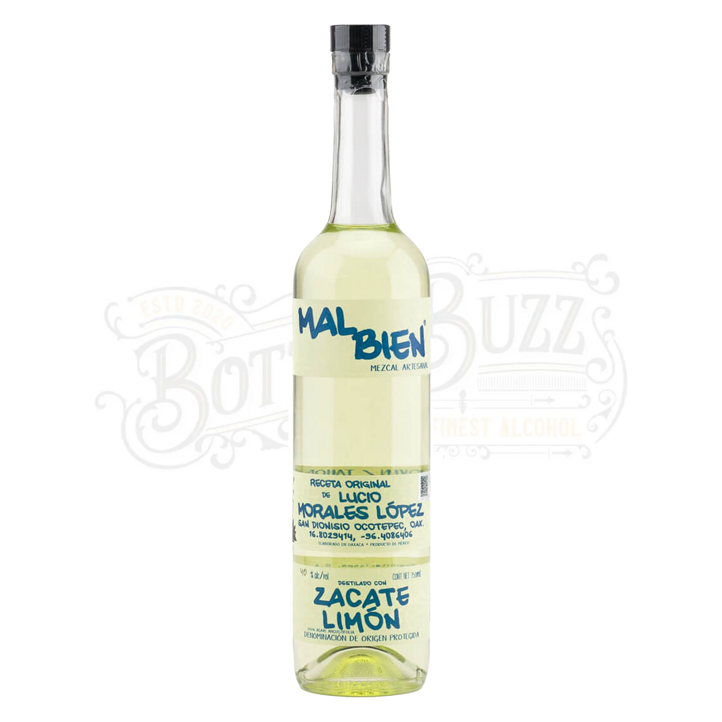 Mal Bien Mezcal Zacate Limon 200 ml