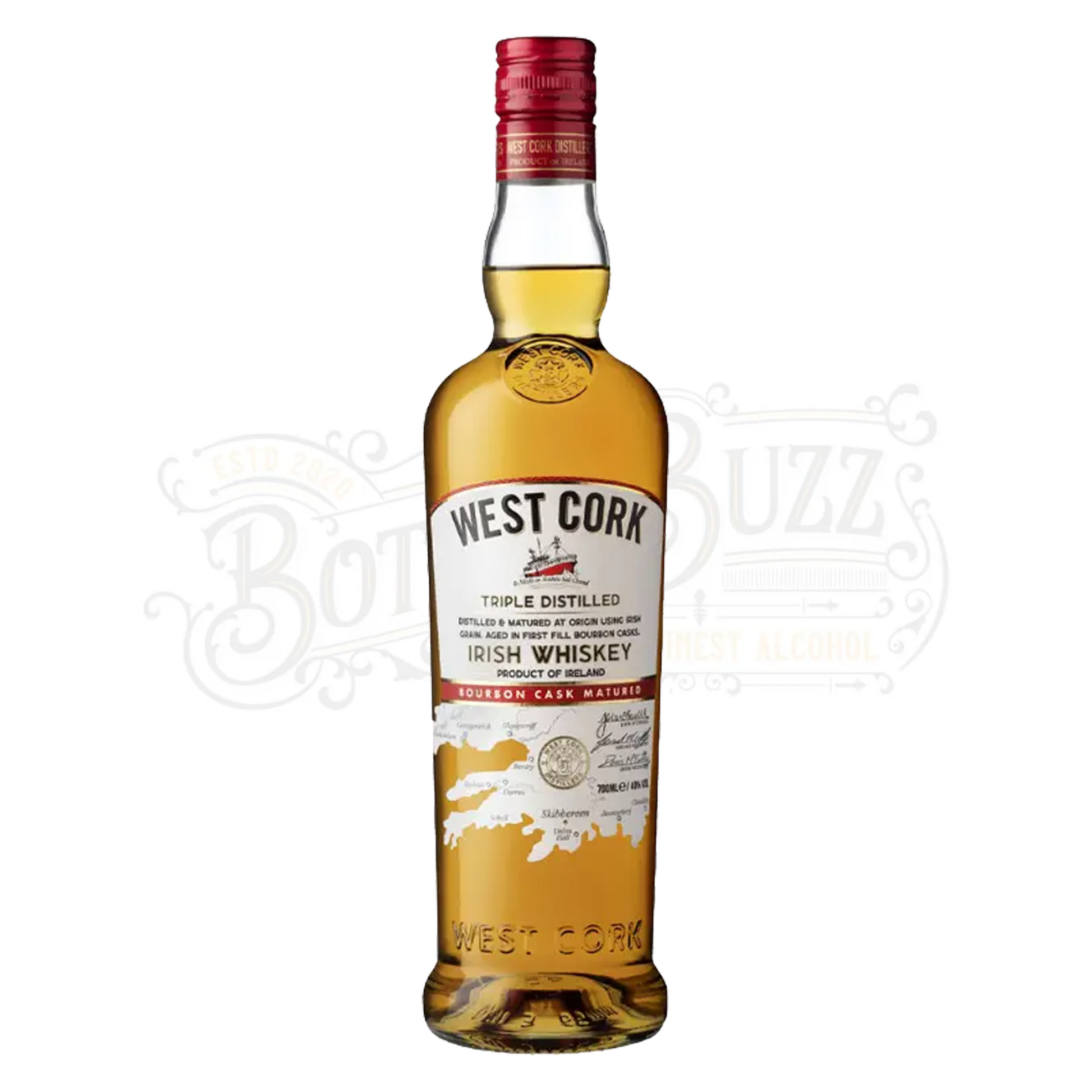 West Cork Blended Irish Whiskey Bourbon Cask Matured