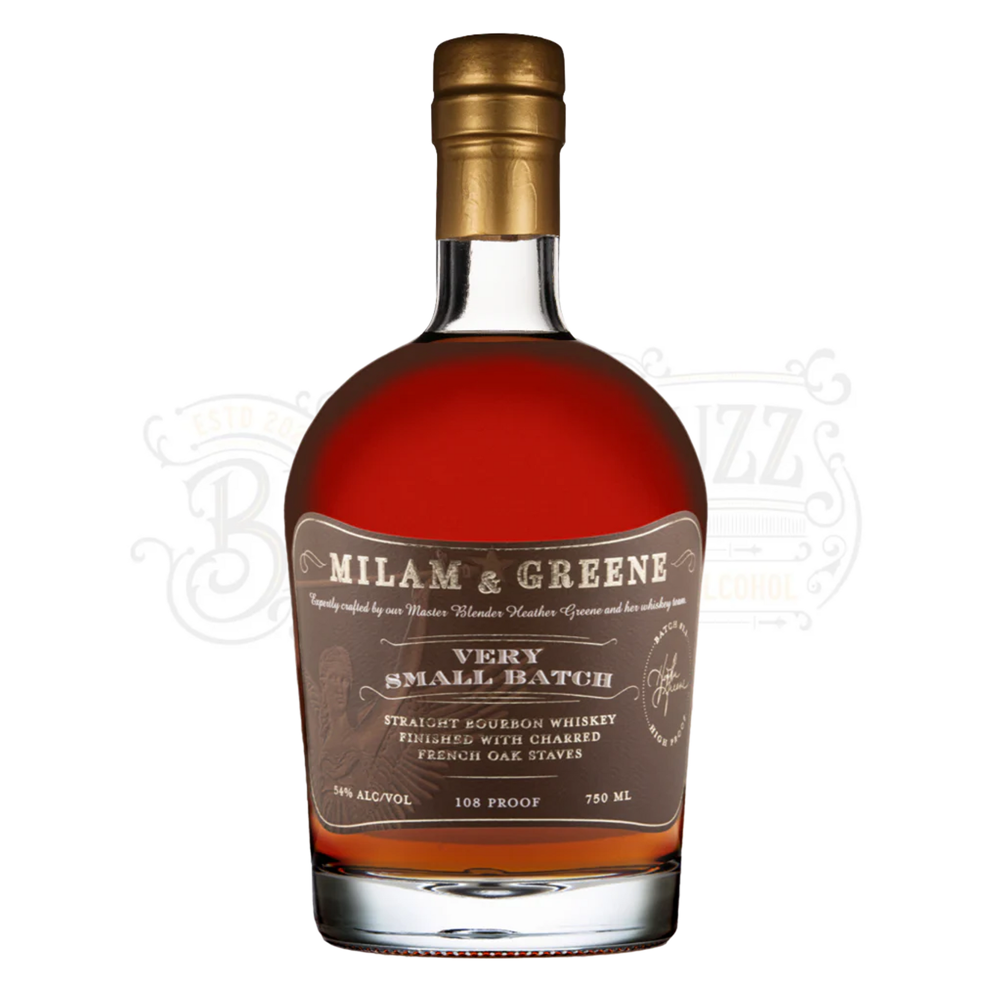 Milam & Greene Straight Bourbon Very Small Batch Finished With Charred French Oak