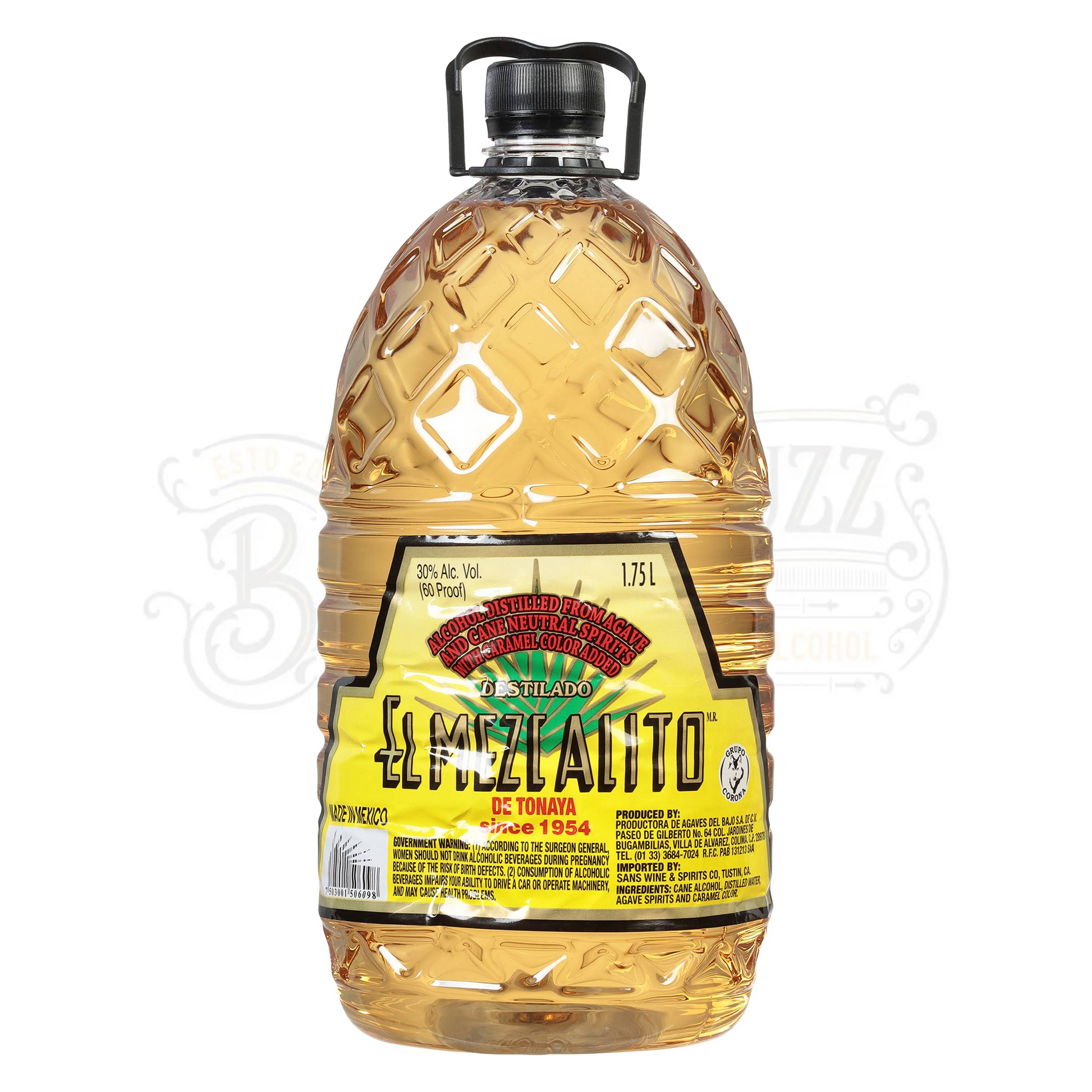 El Mezcalito Agave & Cane Neutral Spirits Gold 1.75 L