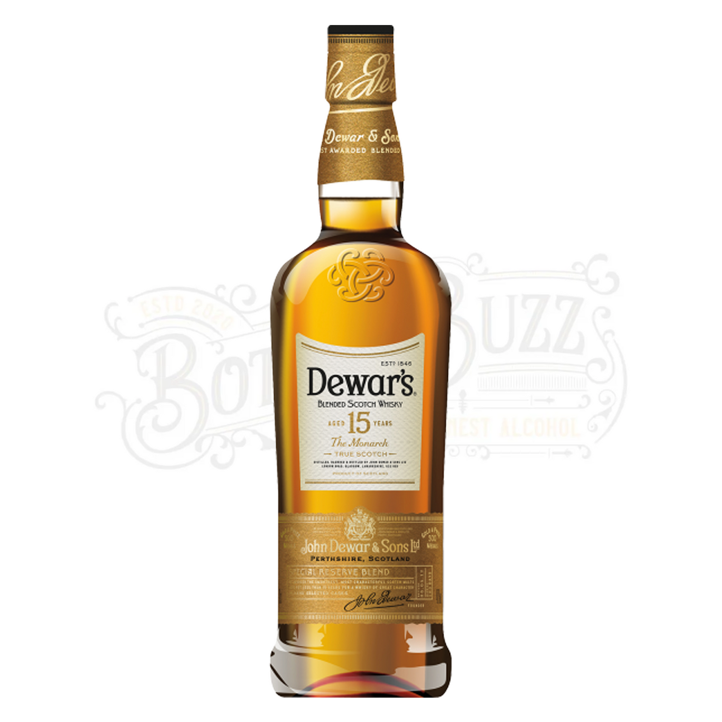 Dewar's Blended Scotch Special Reserve Blend The Monarch 15 Yr 1 L
