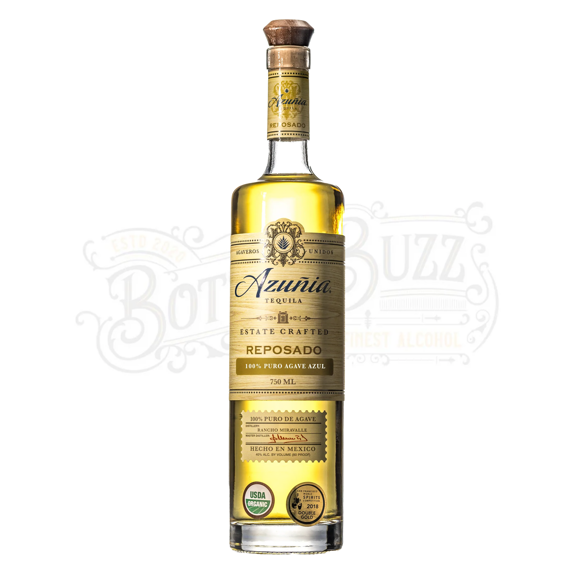 Azunia Reposado Organic Tequila 375 ml