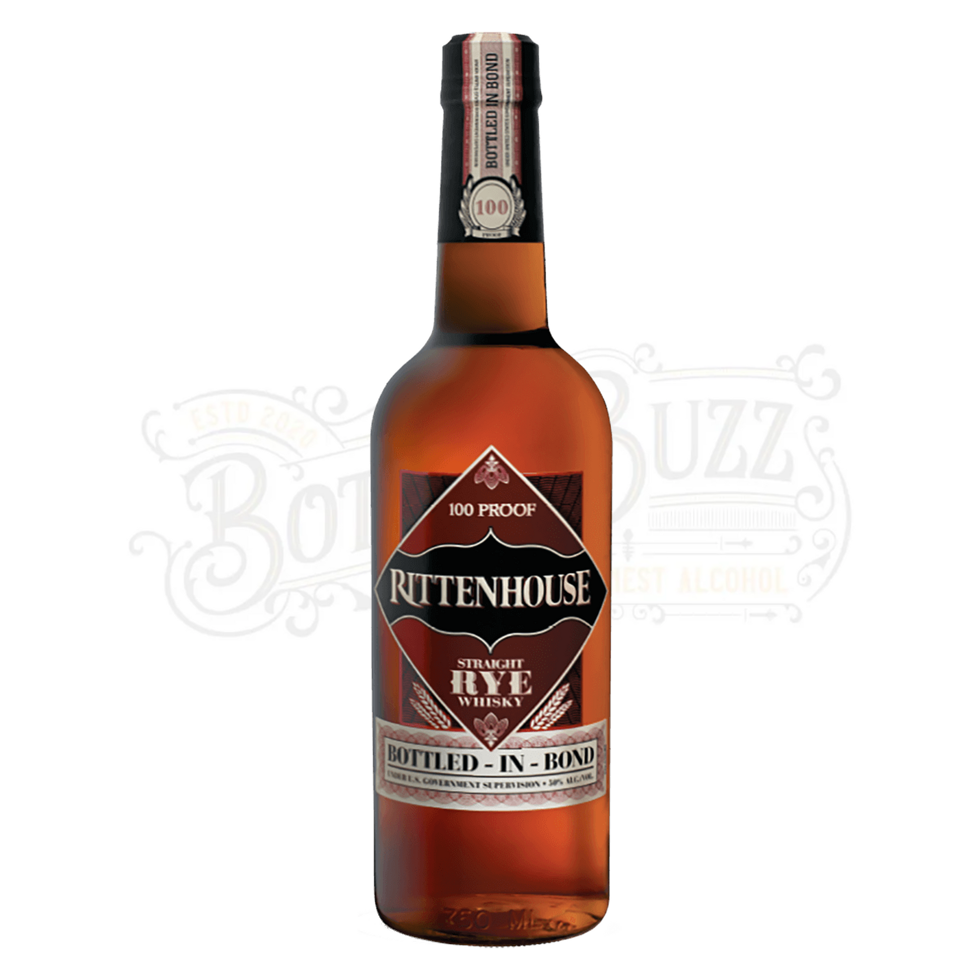 Rittenhouse Straight Rye Whiskey Bottled In Bond 1 L