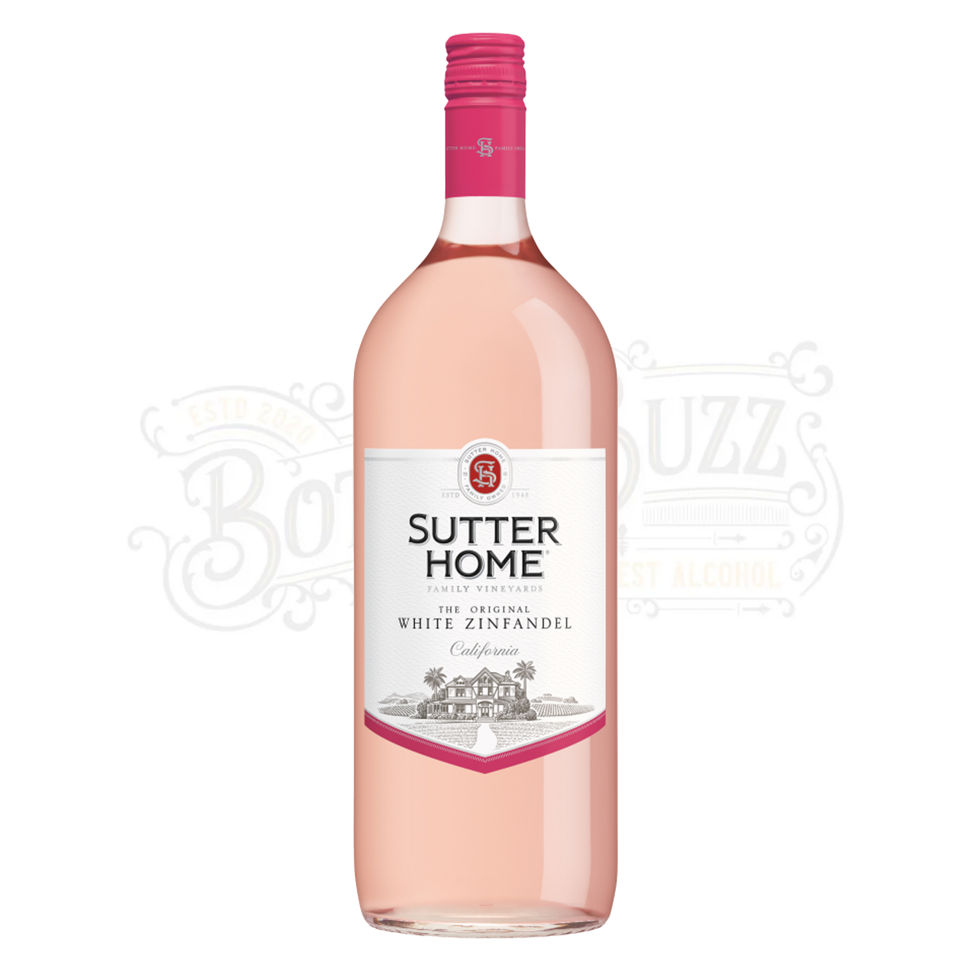 Sutter Home White Zinfandel City Of Hope California 1.5 L