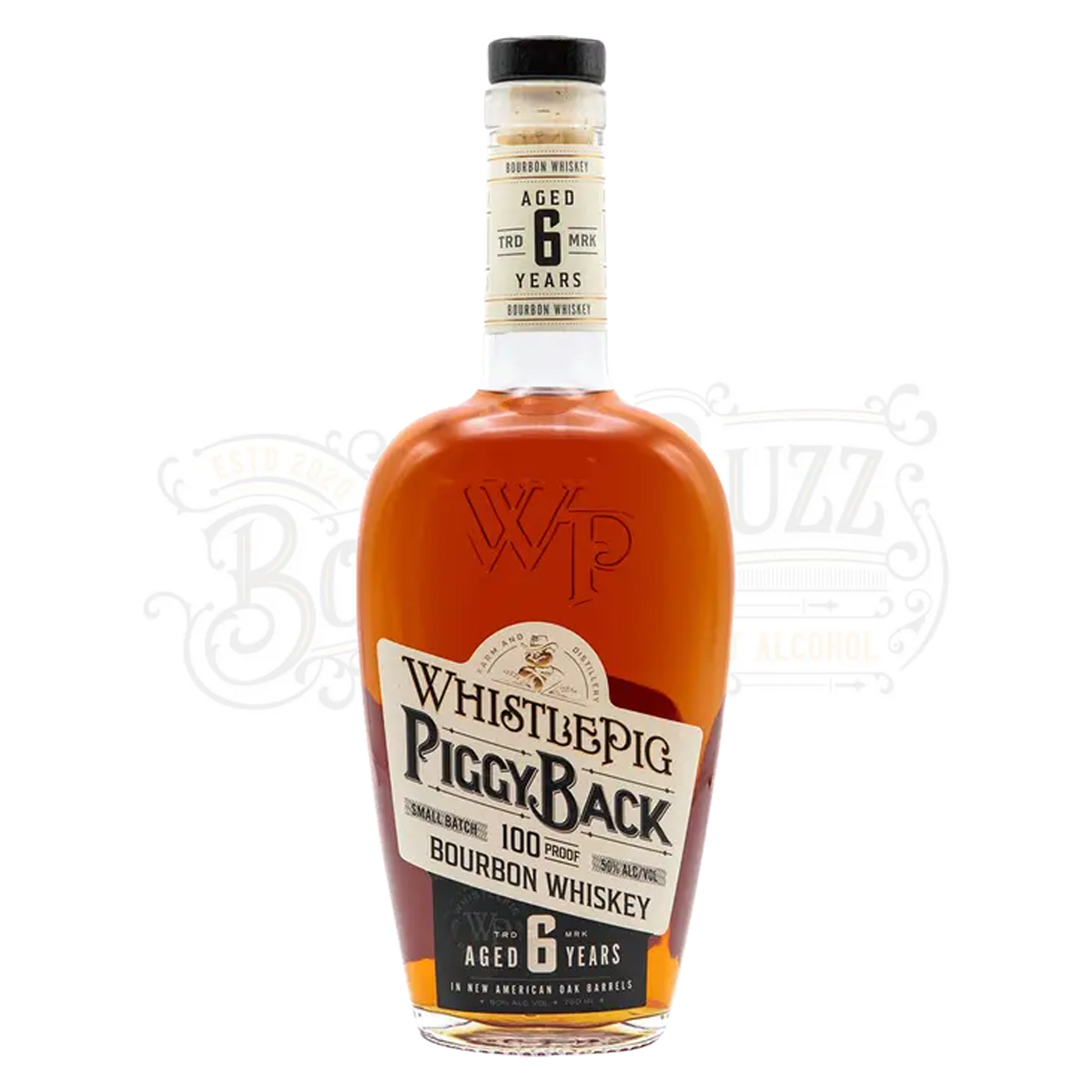 Whistlepig Bourbon Piggyback In New American Oak Barrels 6 Yr 1 L