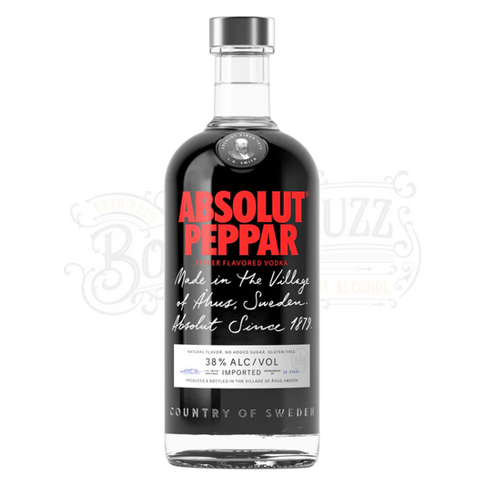 Absolut Chili Pepper Flavored Vodka Peppar 1 L