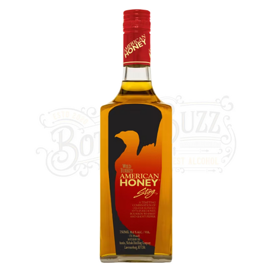 Wild Turkey Honey Whiskey Liqueur With Ghost Peppers American Honey Sting