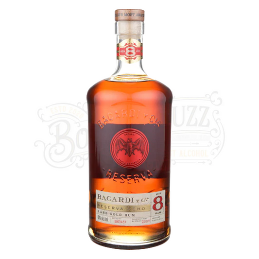 Bacardi Aged Rum Rare Gold Reserva Ocho 8 Yr 1 L