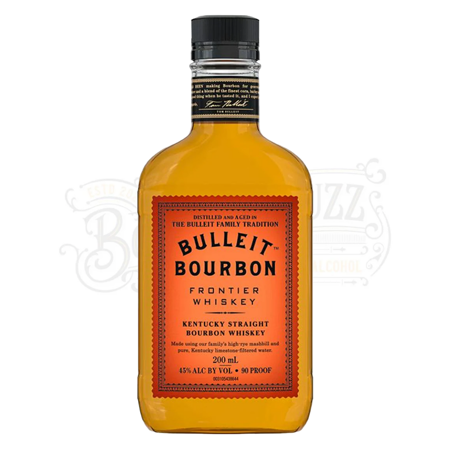 Bulleit Straight Bourbon Frontier Whiskey 200 ml