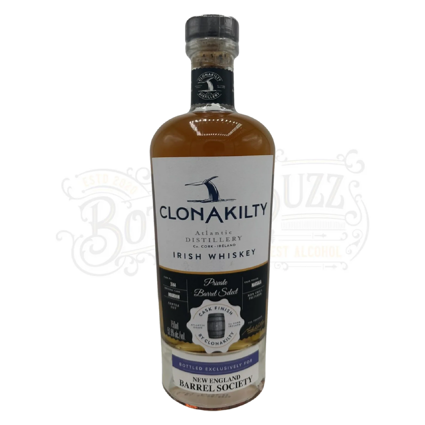 Clonakilty Single Malt Irish Whiskey Private Barrel Select Cask Finish Cognac