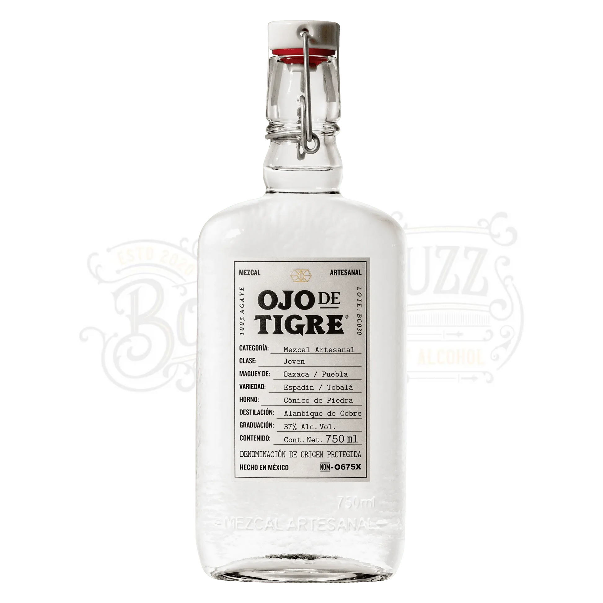 Ojo De Tigre Mezcal Artesanal Joven 1 L