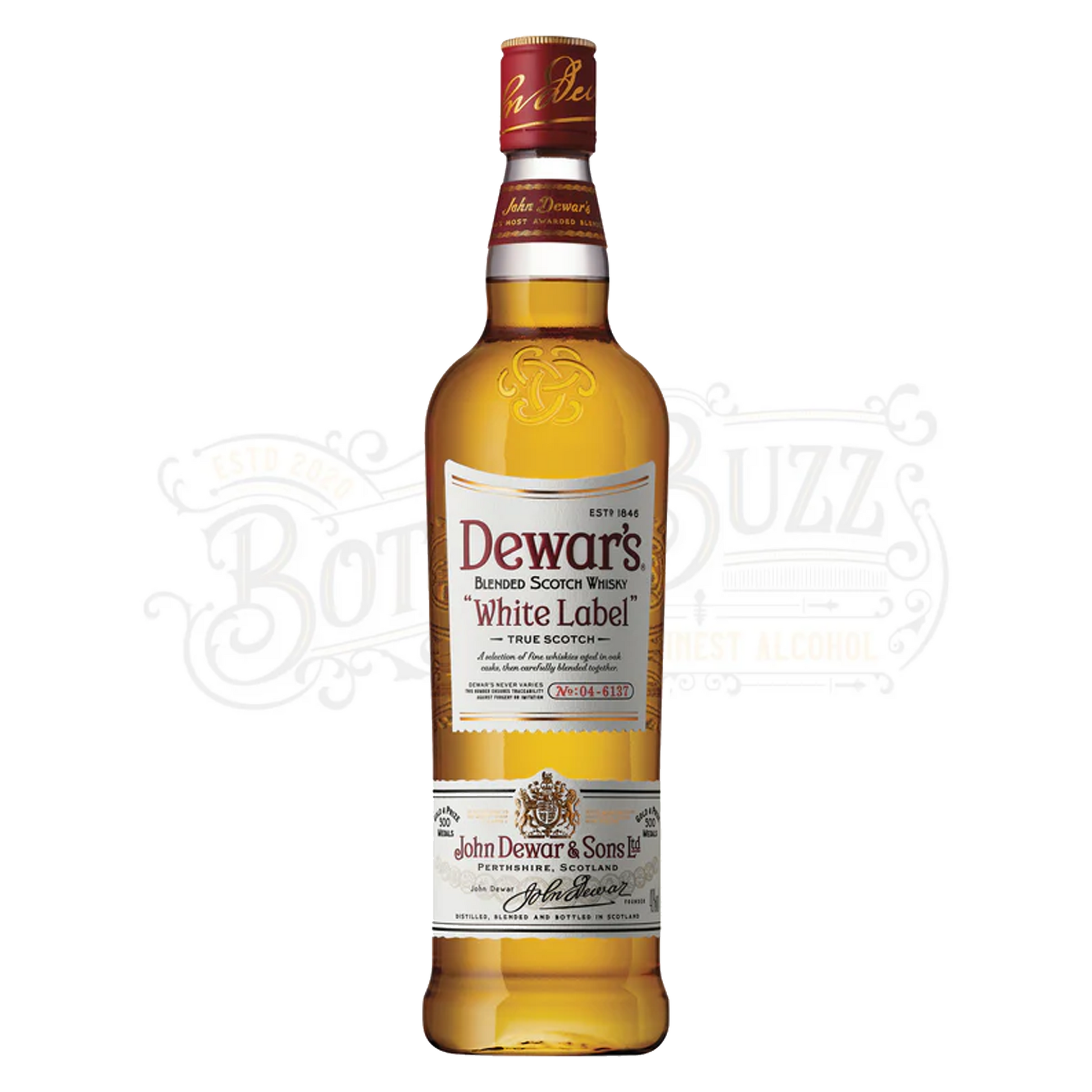 Dewar's Blended Scotch White Label 1 L