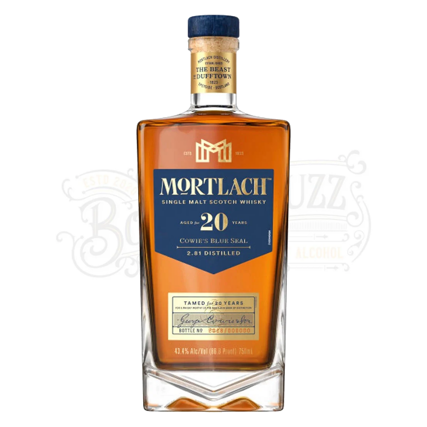 Mortlach Single Malt Scotch Cowie's Blue Seal 20 Yr