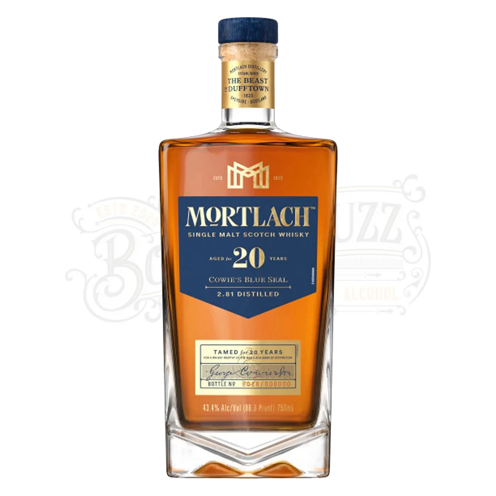 Mortlach Single Malt Scotch Cowie's Blue Seal 20 Yr