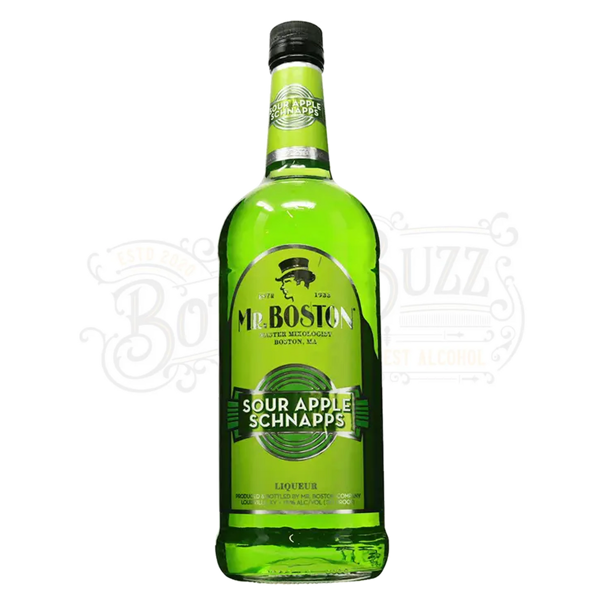 Mr. Boston Sour Apple Schnapps 1 L