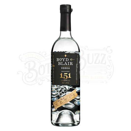 Boyd & Blair Vodka Professional Proof 151