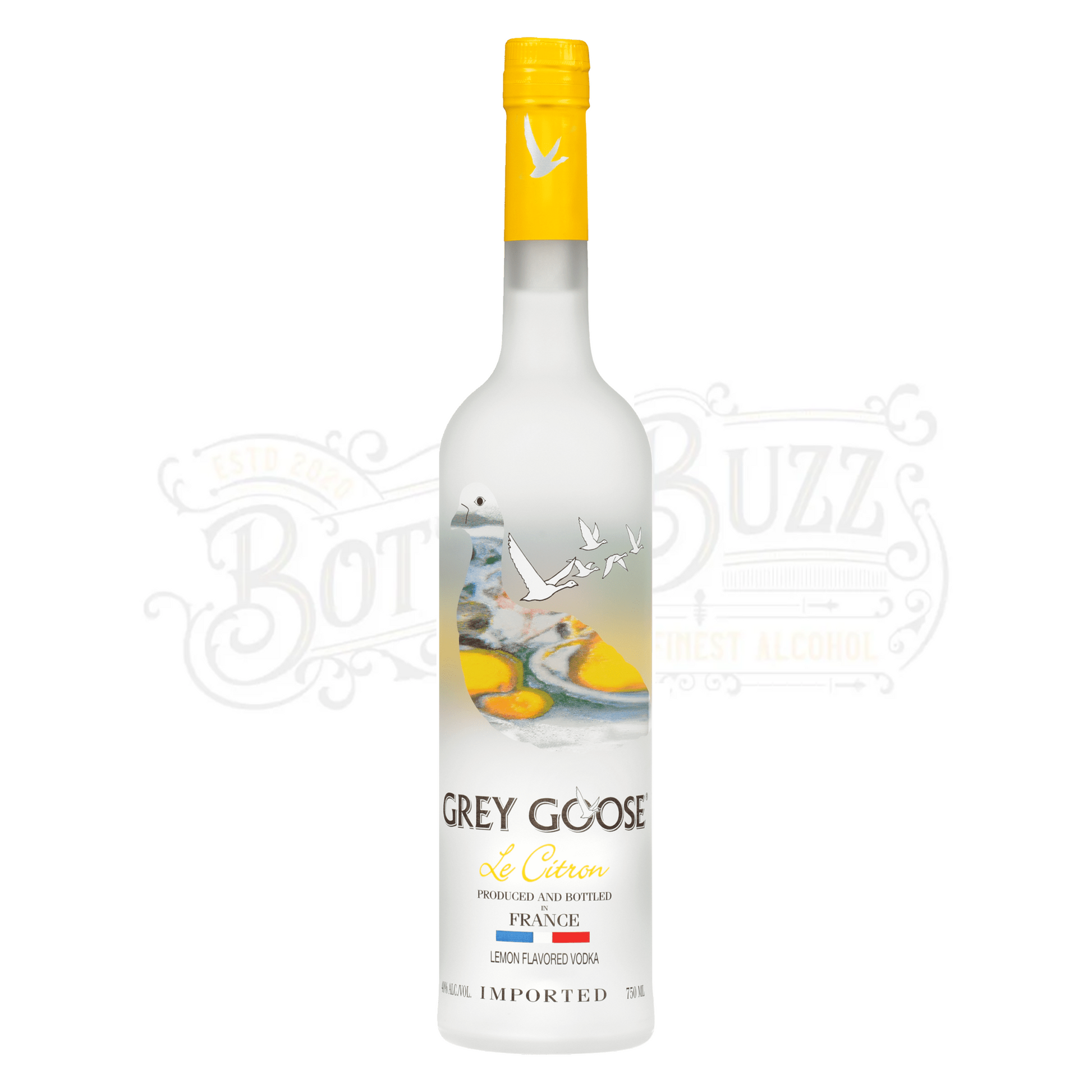 Grey Goose Citrus Flavored Vodka Le Citron 1 L