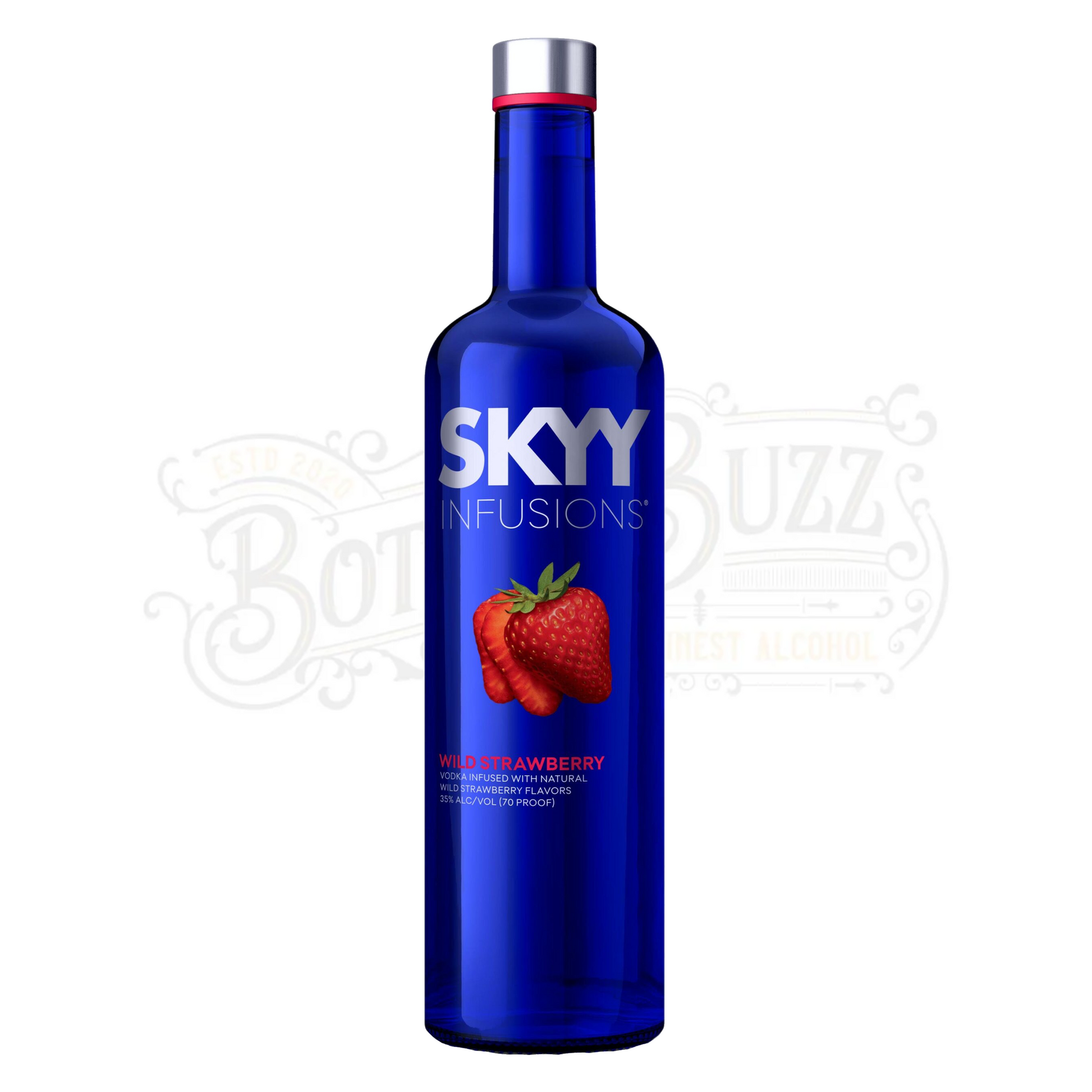 Skyy Strawberry Flavored Vodka Infusions 1 L