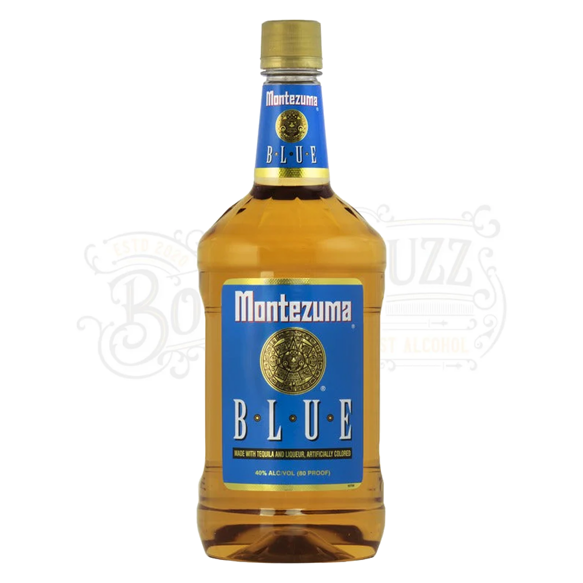 Montezuma Tequila & Liqueur Blend Blue 1.75 L