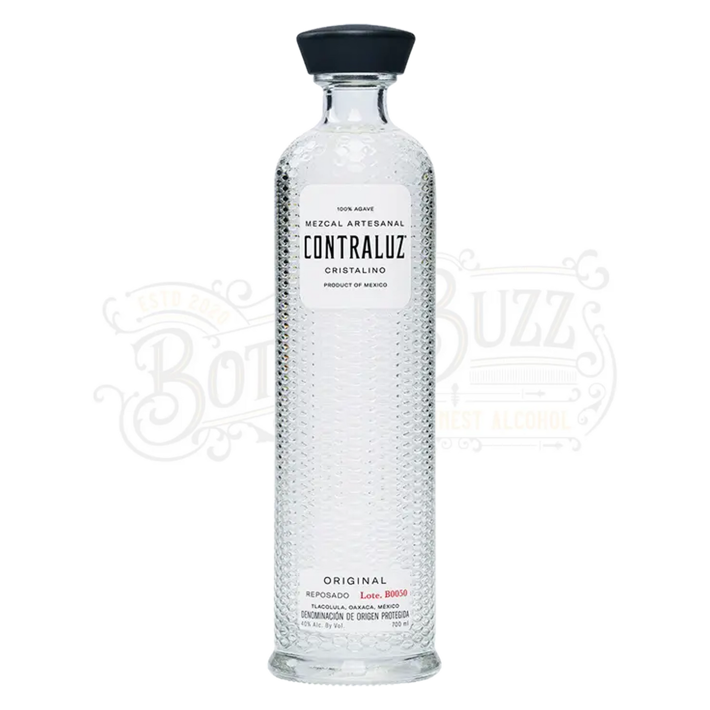 Contraluz Mezcal Artesanal Reposado Cristalino 700 ml