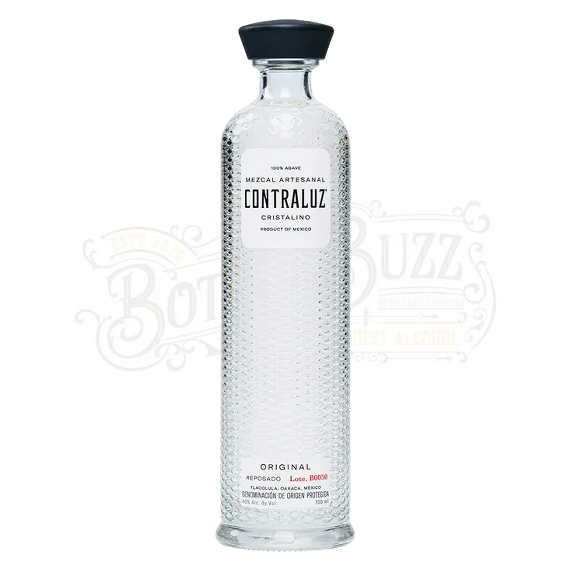 Contraluz Mezcal Artesanal Reposado Cristalino 700 ml