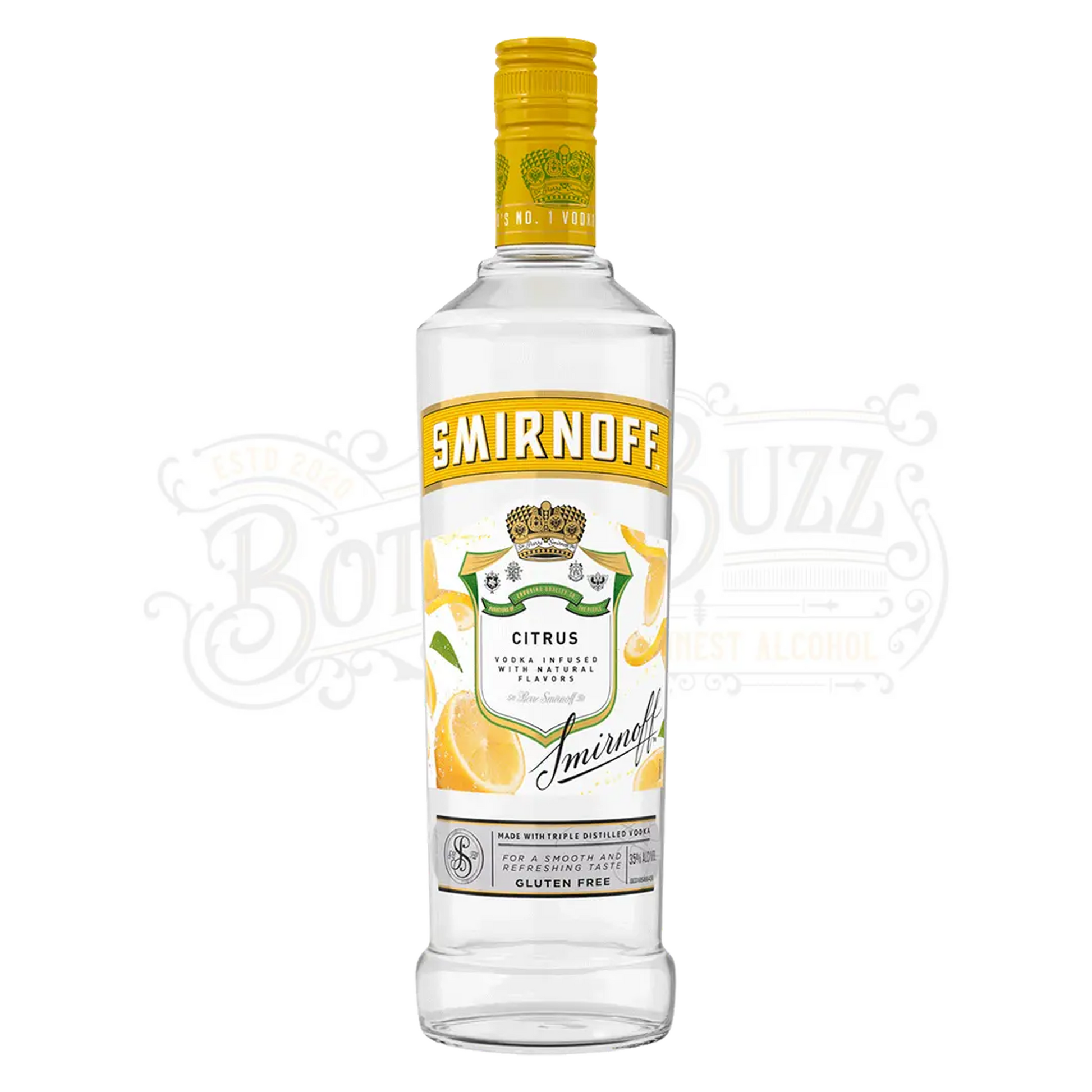 Smirnoff Vodka Citrus Flavored 1.75 L