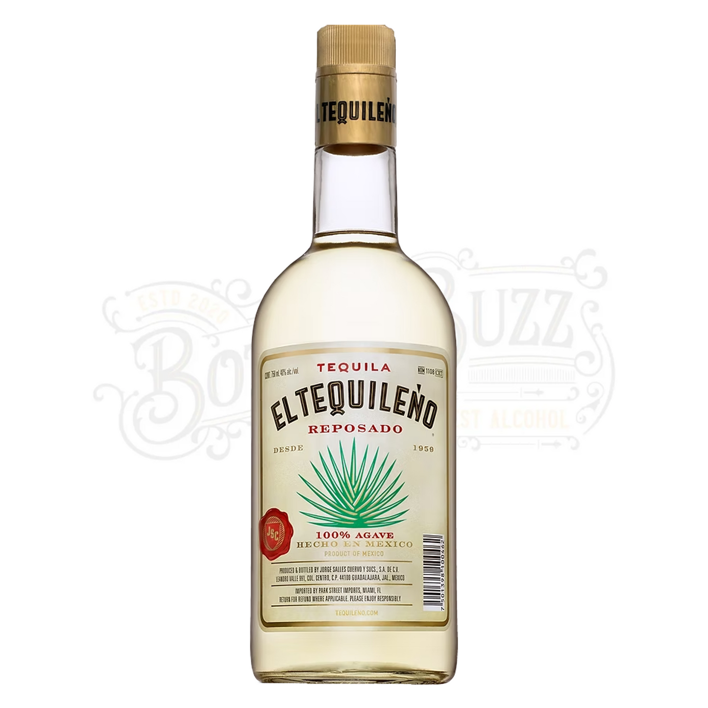 El Tequileno Tequila Reposado 1 L
