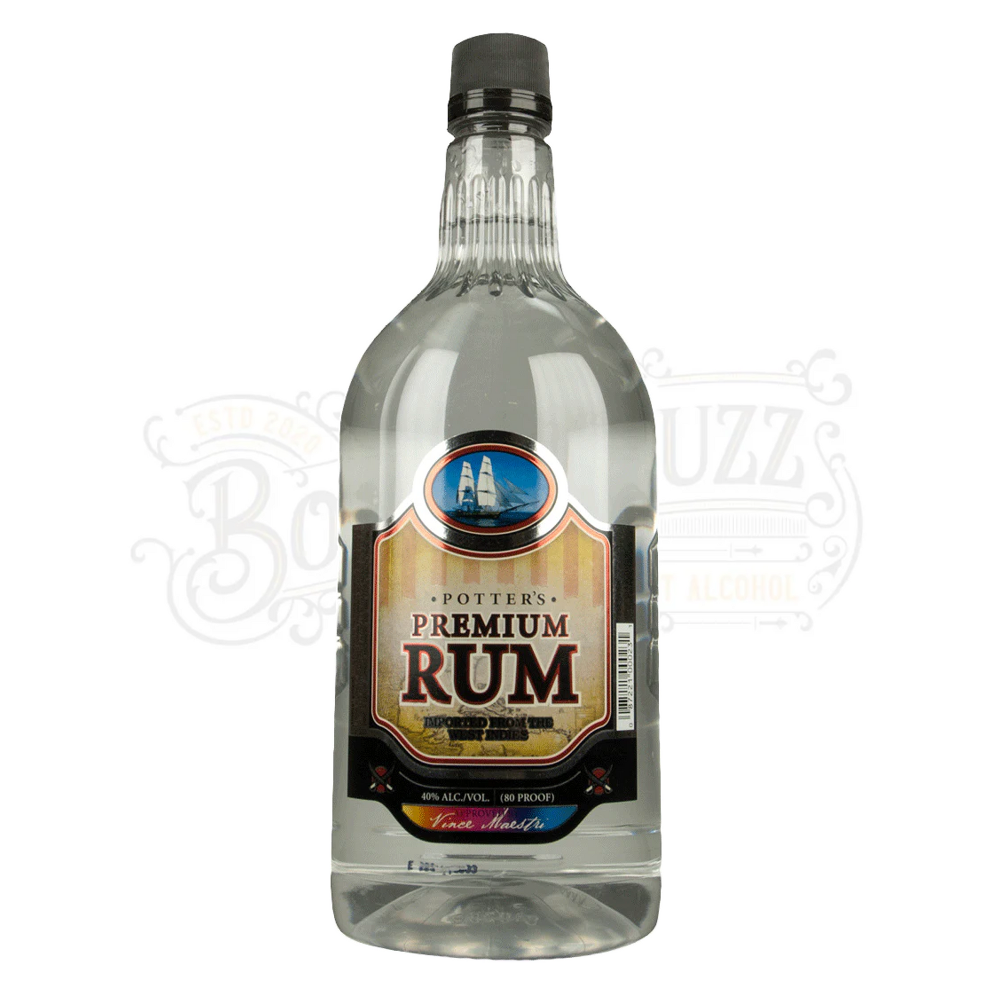 Potter's Superior White Rum 1.75 L