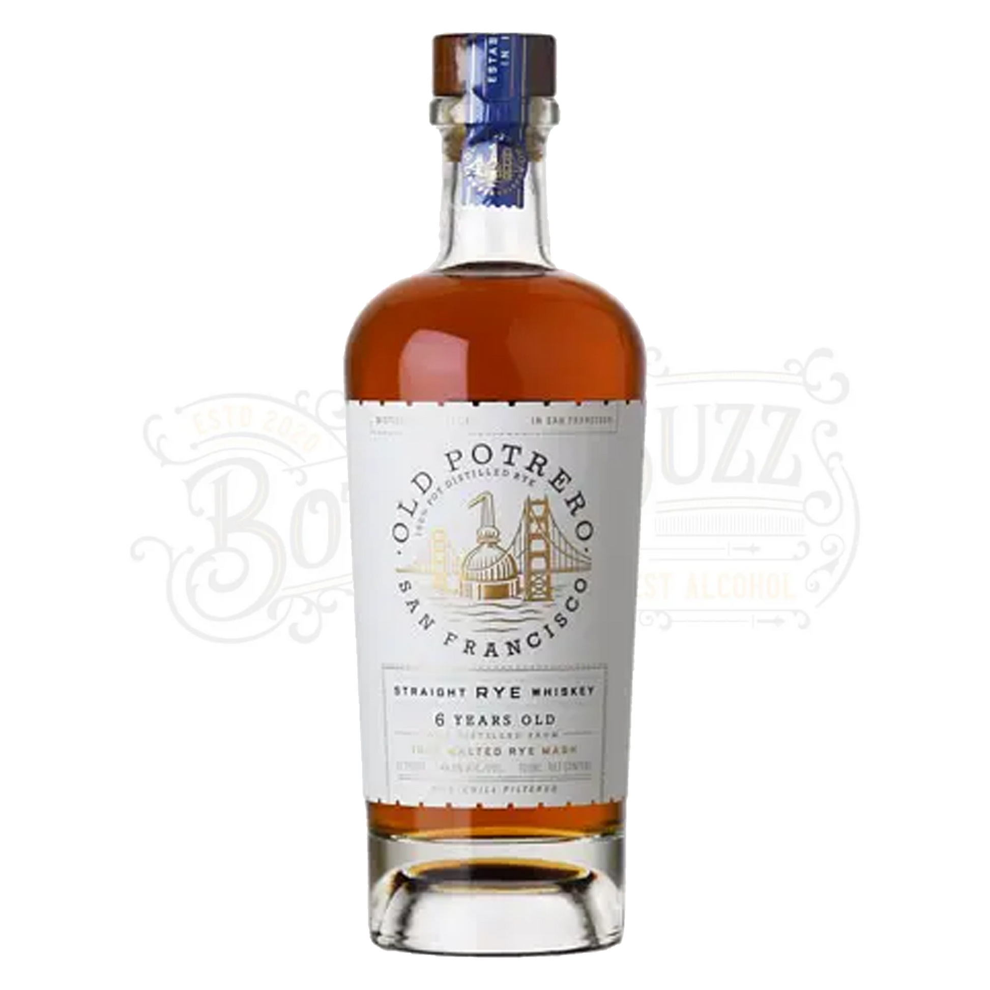 Old Potrero Rye Whiskey Toasted Barrel 6 Yr 700 ml