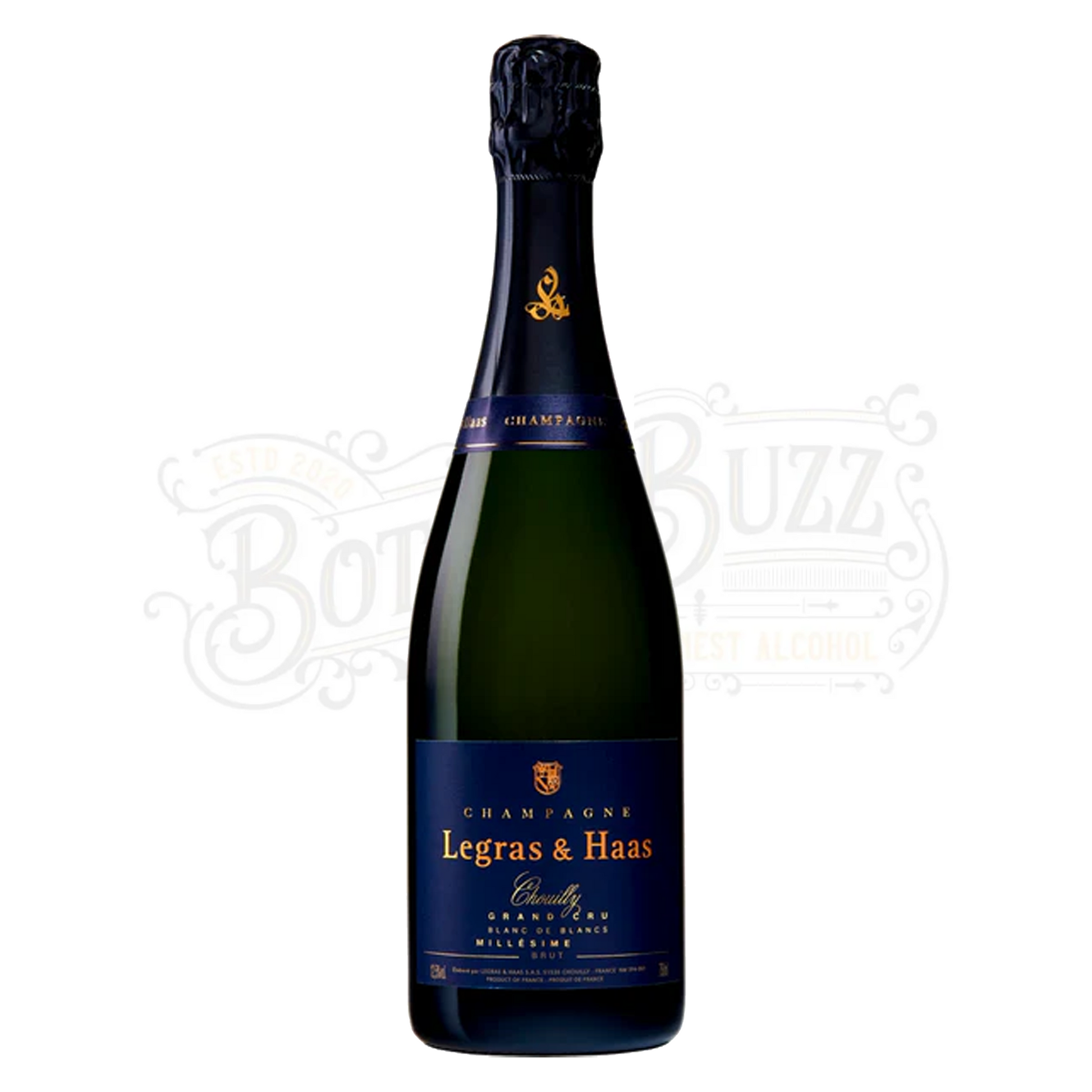 Legras & Haas Champagne Brut Blanc De Blancs Millesime Grand Cru 3 L