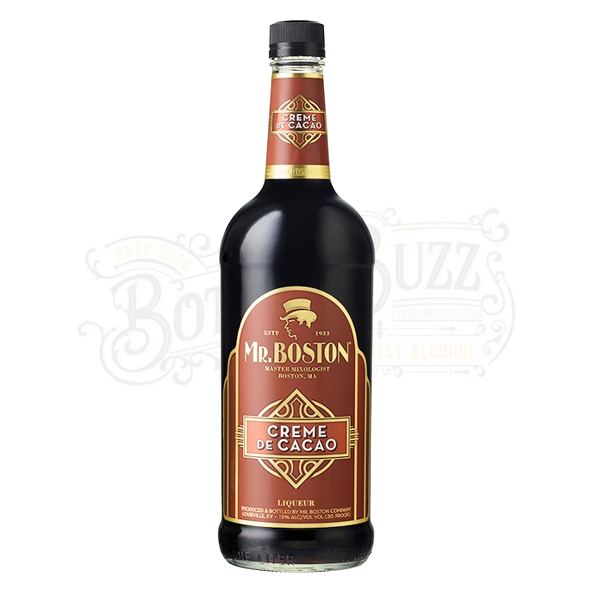 Mr. Boston Creme De Cacao Dark 1 L
