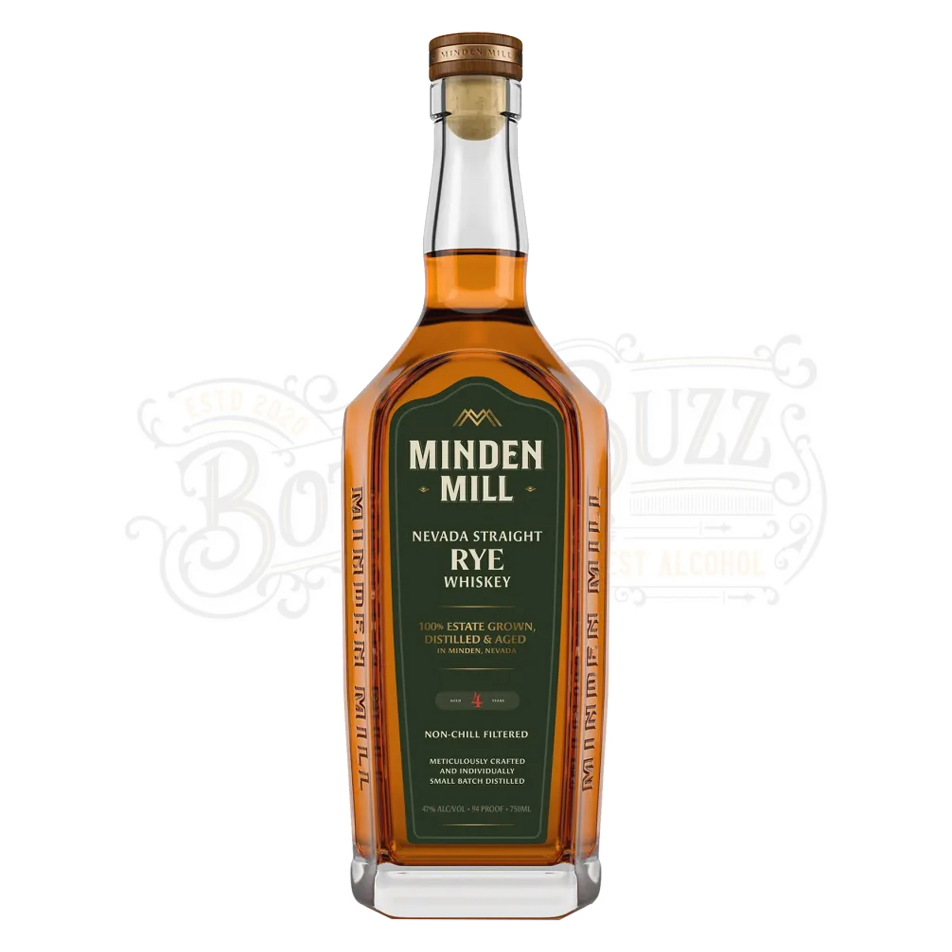 Minden Mill Straight Rye Whiskey 4 Yr