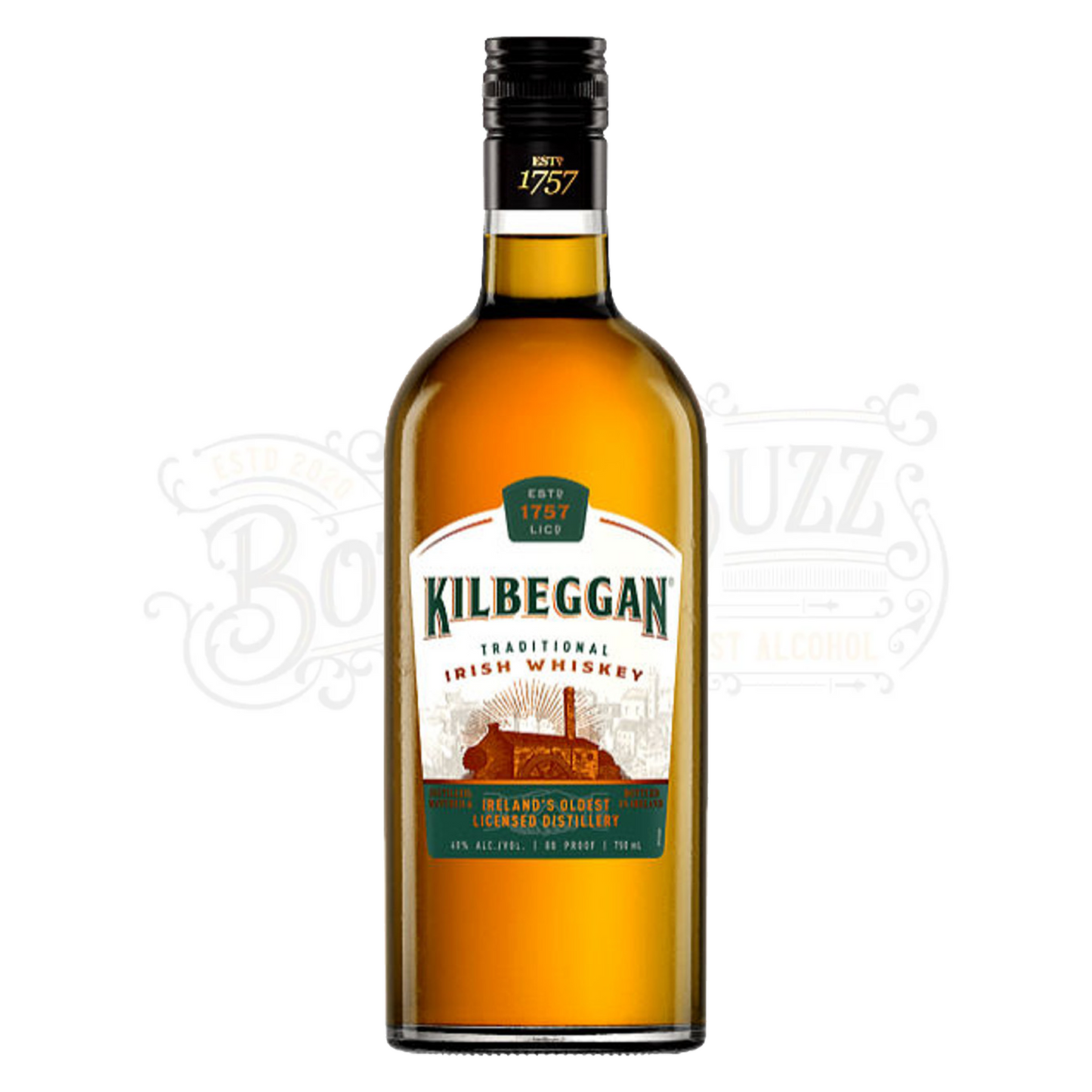 Kilbeggan Blended Irish Whiskey 1 L