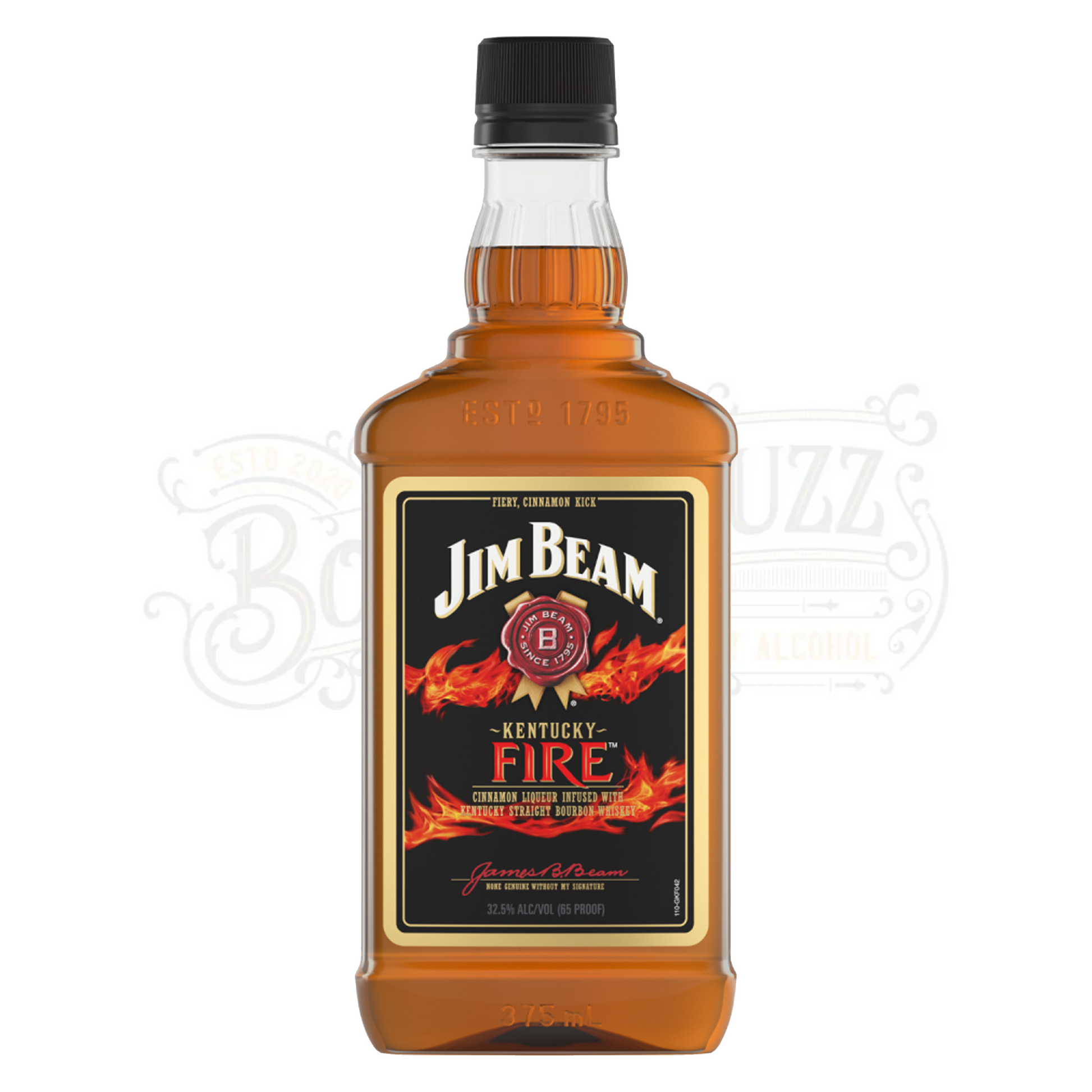Jim Beam Cinnamon Flavored Whiskey Kentucky Fire 1 L