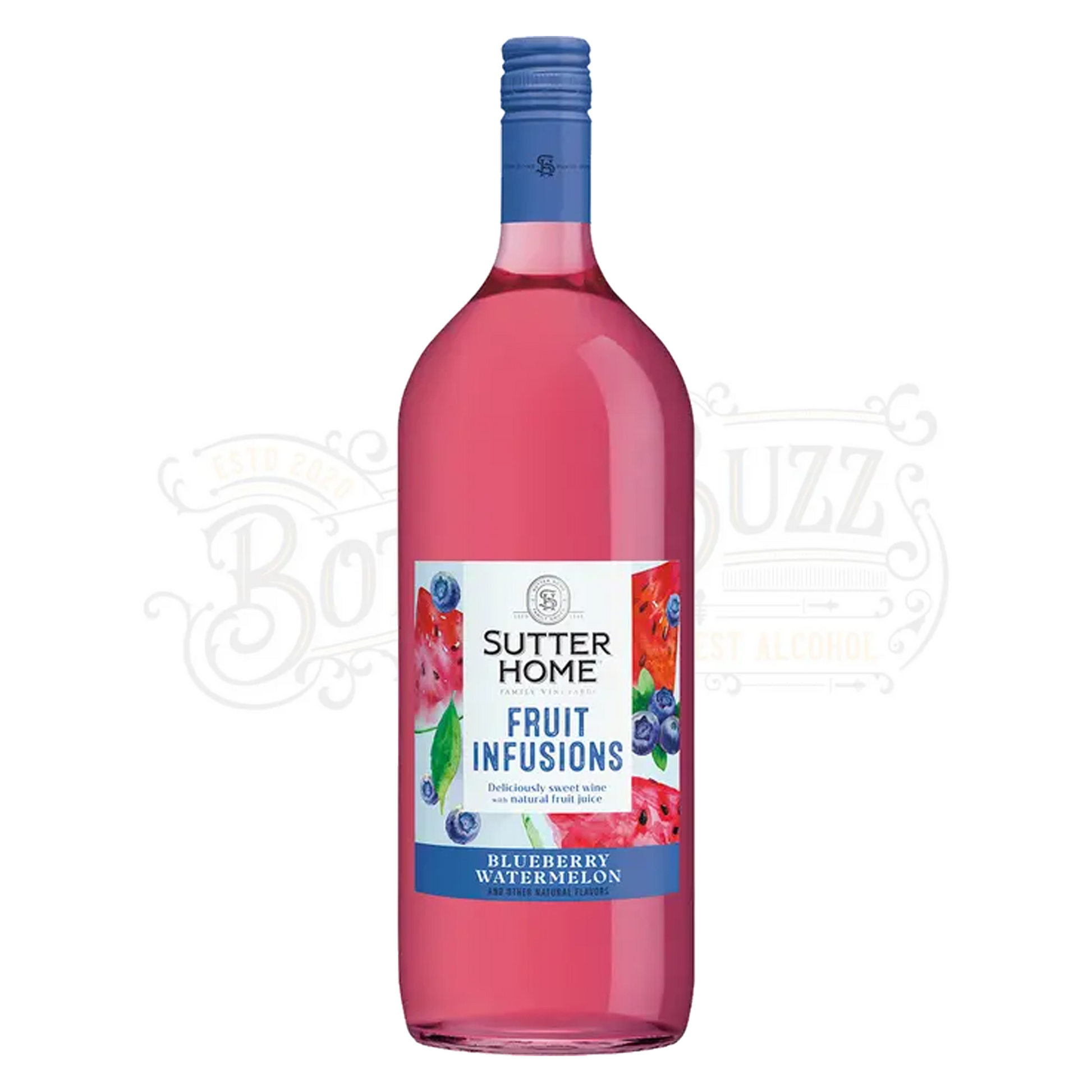 Sutter Home Blueberry Watermelon Flavored Wine Fruit Infusions 1.5 L