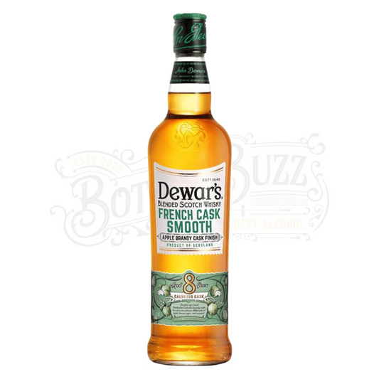 Dewar's Blended Scotch Whiskey French Cask Smooth Apple Brandy Cask Finish 8 Yr