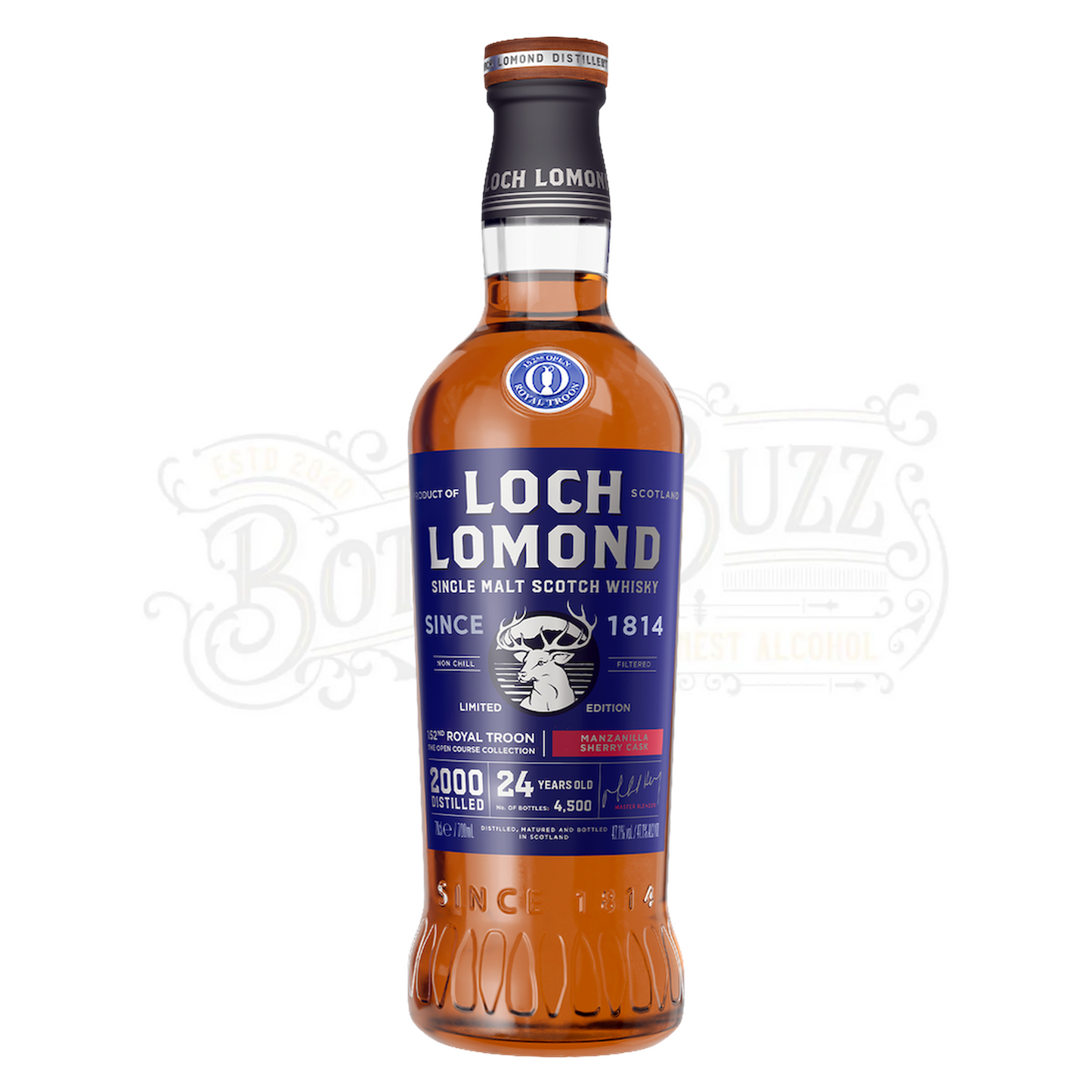 Loch Lomond Single Malt Scotch Limited Edition The Open Course Collection 152nd Royal Troon 24 Yr