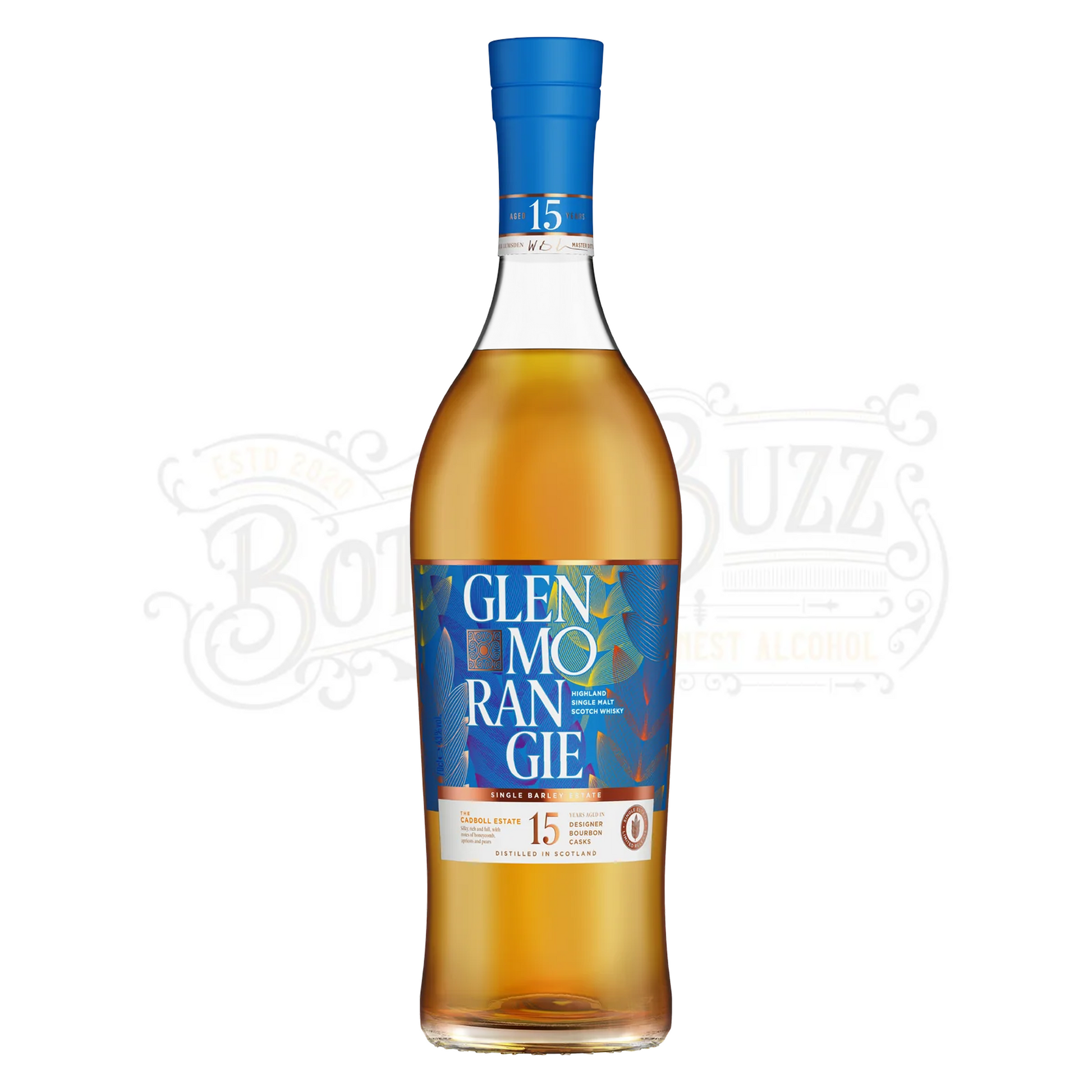 Glenmorangie Single Malt Scotch The Cadboll Estate Bourbon & Amontillado Casks 15 Yr