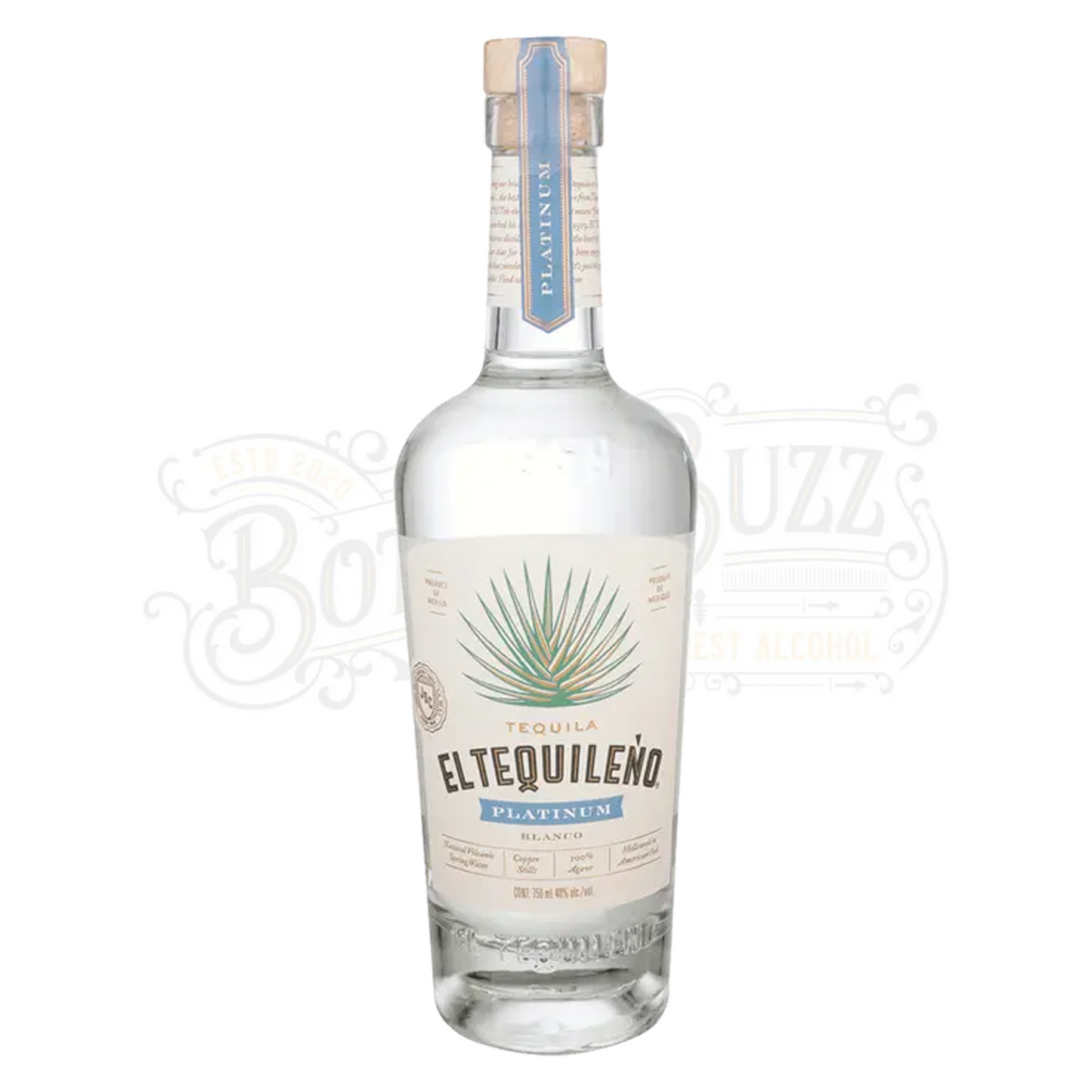 El Tequileno Tequila Platino Blanco 375 ml