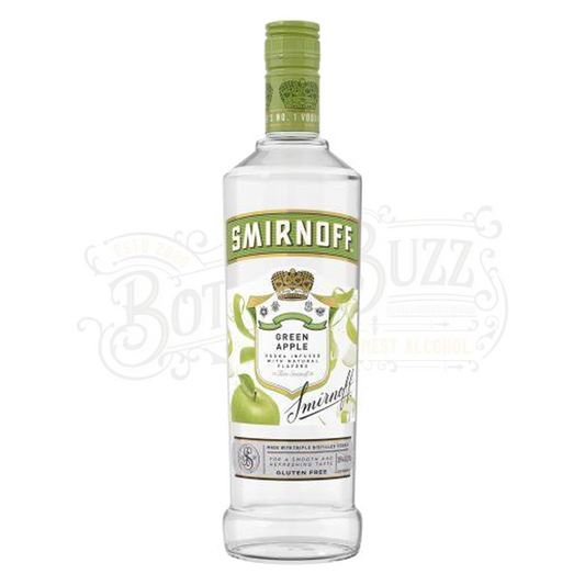 Smirnoff Apple Flavored Vodka Green Apple 1 L