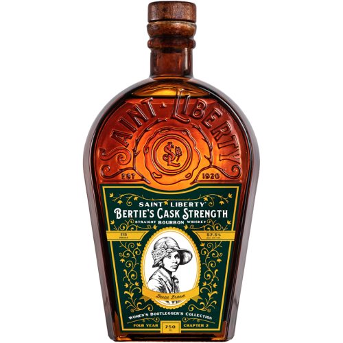 Saint Liberty Bertie's Cask Strength 4 Year Straight Bourbon Whiskey
