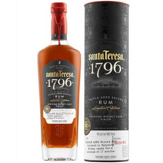 Santa Teresa Dark Rum 1796 Triple Aged Solera Limited Edition